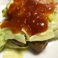 mizumelo's cooksnap of when they made 鶏団子のケチャップあんかけ.