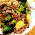 ポッペさん's cooksnap of when they made 牛肉とブロッコリーとじゃがいもの甘辛炒め.