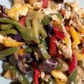 Dahyana's cooksnap of when they made 夏野菜とふわふわ卵の中華炒め.