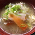 クックA6TVC0☆'s cooksnap of when they made 具だくさん！我が家の豚汁☆.