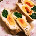 黒こっぺ's cooksnap of when they made お弁当の1品に！卵の油揚げづつみ.