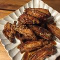 フジノカボ's cooksnap of when they made 手羽中の甘辛煮☆のん兵衛メニュー.