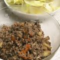 yummy?'s cooksnap of when they made 豚挽肉の甘辛レタス包み.