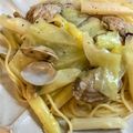 ＊Hiromi_f＊'s cooksnap of when they made フライパンひとつで✿あさり×春野菜パスタ.