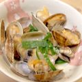 じゅりとめい's cooksnap of when they made ほんのり香るにんにく醤油 あさりの酒蒸し.