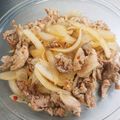 あたりめっこ's cooksnap of when they made 豚肉と玉ねぎの甘辛炒め.
