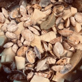 Pereira's cooksnap of when they made 【春の定番】あさりの酒蒸し&筍&新芽添え.