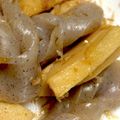 Kちやん☺'s cooksnap of when they made タケノコとこんにゃくの煮物.