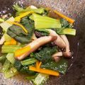パッシーユ's cooksnap of when they made 副菜に☆小松菜としめじの煮物♡.