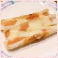 nakamucchi's cooksnap of when they made ✿簡単おつまみ✿ちくわｄｅ明太子チーズ.