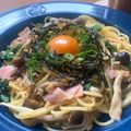 なさん☾'s cooksnap of when they made レンジで簡単☆しめじベーコン納豆のパスタ.