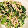 らがぶーりん's cooksnap of when they made レンチン☆小松菜と鯖缶のマヨぽん.