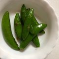 しげくん☆'s cooksnap of when they made スナップえんどうのガーリックバター炒め.