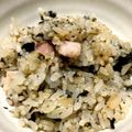♡♡ゆこ♡♡'s cooksnap of when they made 家事ヤロウ『海苔とベーコンの炊込みご飯』.