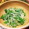 ☆☆あっきん☆☆'s cooksnap of when they made もやしと水菜の中華サラダ.