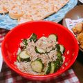 あゆまんま♪'s cooksnap of when they made 簡単甘辛サバ缶で～♩.