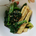 みちゃこmisako's cooksnap of when they made ほうれん草と油揚げのごま和え.