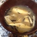 トレピアンテ's cooksnap of when they made ひじきと胡麻プラスのお味噌汁.