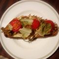 inLondon's cooksnap of when they made 野菜を食べるトースト.
