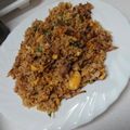 つんまみー's cooksnap of when they made 焼豚レタスチャーハン.