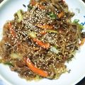ameうめ's cooksnap of when they made 簡単☆ひき肉の春雨チャプチェ♪.