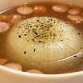 COOK789's cooksnap of when they made レンジで簡単具沢山まるごと新玉ねぎスープ.