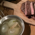 沙耶2499's cooksnap of when they made アウトドア料理☆まるごと玉ねぎのスープ♪.