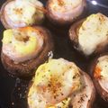 Kimakima88's cooksnap of when they made トースターで！海老と椎茸のマヨネーズ焼き.