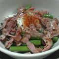 winemania's cooksnap of when they made アスパラのとろーり温たまのせ温ｻﾗﾀﾞ.