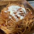 ☹☻☹☻☹'s cooksnap of when they made 玉ねぎナポリタン.