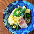 かのこはLOVE's cooksnap of when they made きぬさやとベーコンの卵とじバター風味.