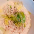 くっふぃ's cooksnap of when they made 即席豚骨乳ラーメン*とろけるキャベツ入り.