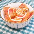 あゆまんま♪'s cooksnap of when they made ベーコン丼ご飯☝火を使わない簡単レシピ.
