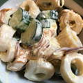 おちあいとかいう's cooksnap of when they made きゅうりとちくわのワサマヨ和え.
