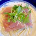 おすしが好き's cooksnap of when they made 生ハムと水菜のクリームパスタ.