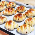 らぱみ's cooksnap of when they made レーズンロールパン.