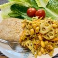 くぎぷー's cooksnap of when they made レンコンとひき肉のカレー炒め.