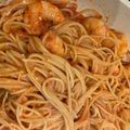 かたやん♡'s cooksnap of when they made エビとモッツァレラのトマトパスタ.