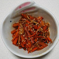 もぐ・ω・くま's cooksnap of when they made お弁当に☆人参とえのきのオイスター炒め.