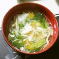 ふれんでぃあ's cooksnap of when they made 野菜たっぷり♪塩味のお椀☆柚子胡椒で！.