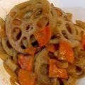 ぶす丸's cooksnap of when they made 簡単・時短で蓮根と人参のきんぴら！.