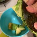 salymama's cooksnap of when they made アボガドの簡単＆楽チンな切り方.