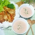 かおりかざり's cooksnap of when they made 桜えび❀ピンクのポタージュ（スープ）.