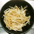 ぷっくりんご's cooksnap of when they made 袋のままレンジで簡単♪もやしのごまナムル.