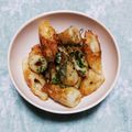 ロビくま's cooksnap of when they made 超簡単＊ちくわのから揚げ粉炒め.