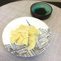 ☆こまっと☆'s cooksnap of when they made たけのこの皮で昆布茶和え☆姫皮のお刺身.