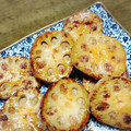 食欲旺盛アラサー女子's cooksnap of when they made れんこんの挽き肉はさみ焼き☆.