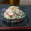 ダイナマイト漆黒's cooksnap of when they made 新玉ネギとラデイッシュの帆立サラダ.