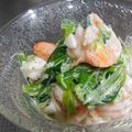 みー☆みー's cooksnap of when they made ほうれん草とエビの卵ツナマヨサラダ.
