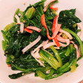 Pleasure19's cooksnap of when they made ほうれん草とカニカマのおひたし.